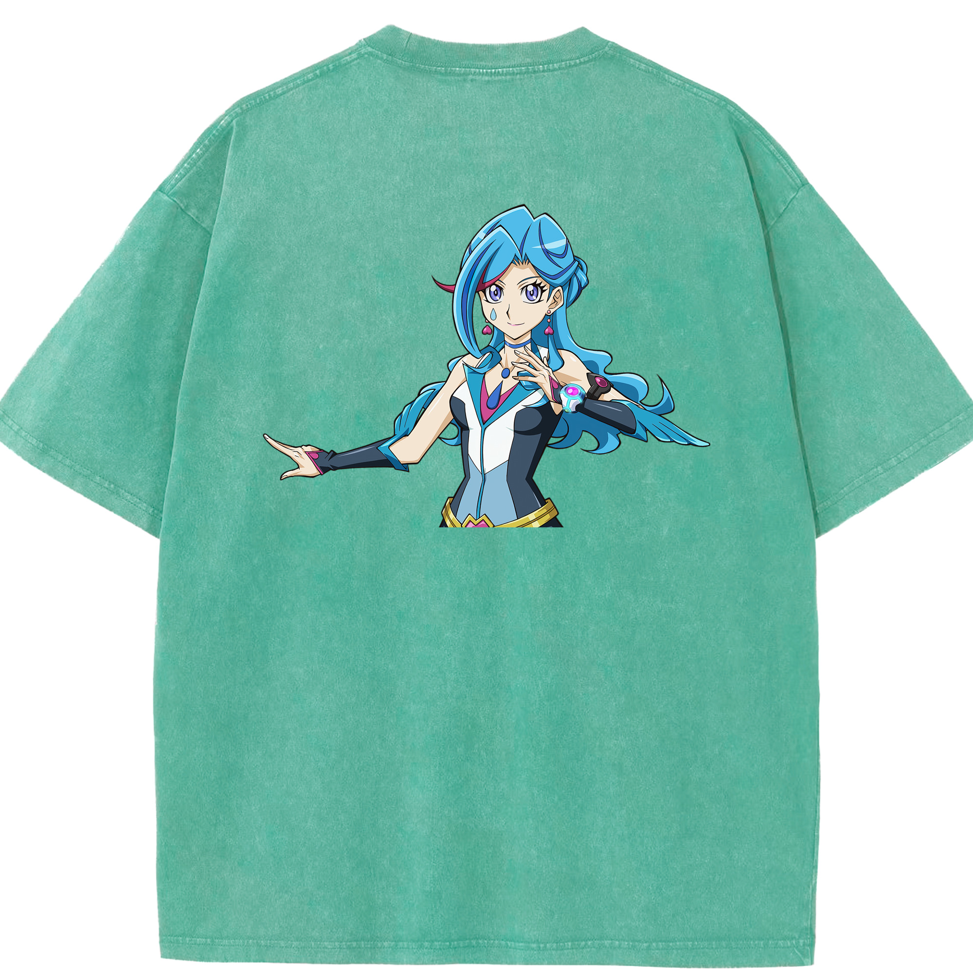 （画像用） 遊☆戯☆王 Yu-Gi-Oh! 綿100% ヴィンテージ風 半袖Tシャツ（背面プリント）